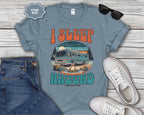 Class A RV I Sleep Around T-Shirt | RV Life, Camper Humor