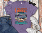 Class A RV I Sleep Around T-Shirt | RV Life, Camper Humor