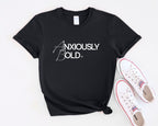 Anxiously Bold Mental Health T-Shirt | Anxiety Awareness Typography