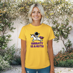 Gravity Is a Myth Womens Tee, Fun Graphic Shirt, Cute Unicorn Design, Casual Womens Top, Gift for Unicorn Lovers, Sci-Fi Shirt