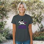 Gravity Is a Myth Womens Tee, Fun Graphic Shirt, Cute Unicorn Design, Casual Womens Top, Gift for Unicorn Lovers, Sci-Fi Shirt