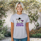 Gravity Is a Myth Womens Tee, Fun Graphic Shirt, Cute Unicorn Design, Casual Womens Top, Gift for Unicorn Lovers, Sci-Fi Shirt