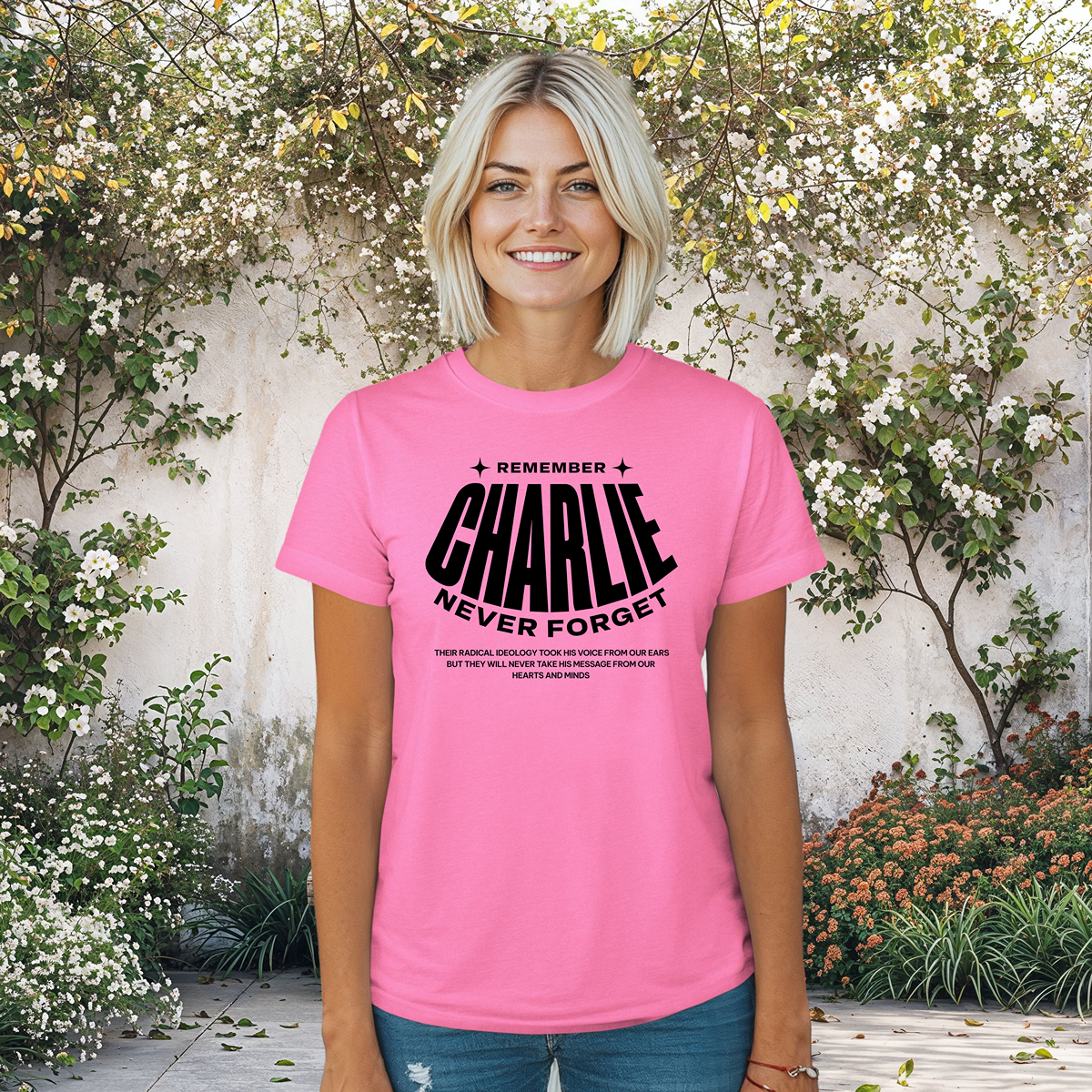 Memorial Tribute Tee - Remember Charlie, Women's Softstyle Tee, Grief Support Shirt, Celebration of Life T-Shirt, Commemorative [...]