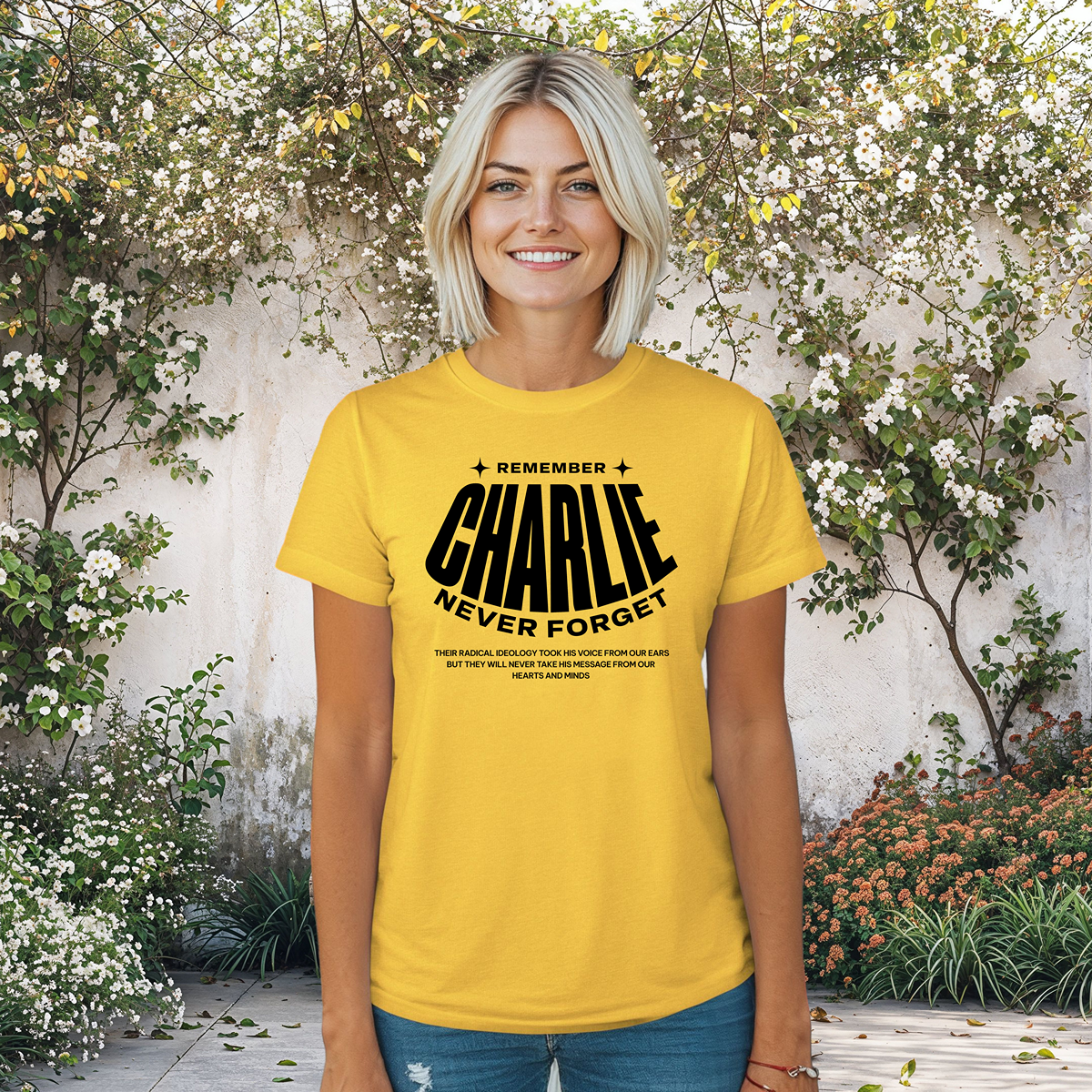 Memorial Tribute Tee - Remember Charlie, Women's Softstyle Tee, Grief Support Shirt, Celebration of Life T-Shirt, Commemorative [...]