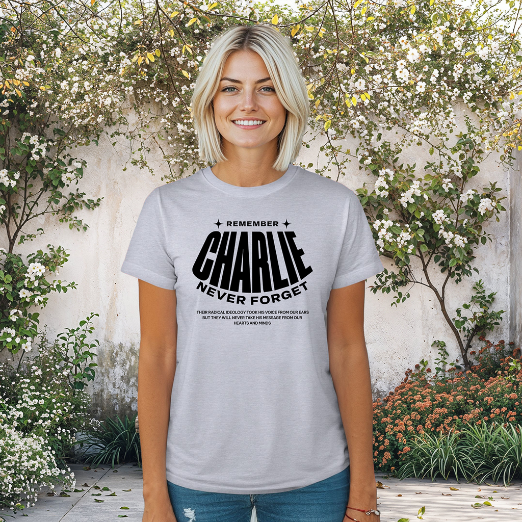 Memorial Tribute Tee - Remember Charlie, Women's Softstyle Tee, Grief Support Shirt, Celebration of Life T-Shirt, Commemorative [...]
