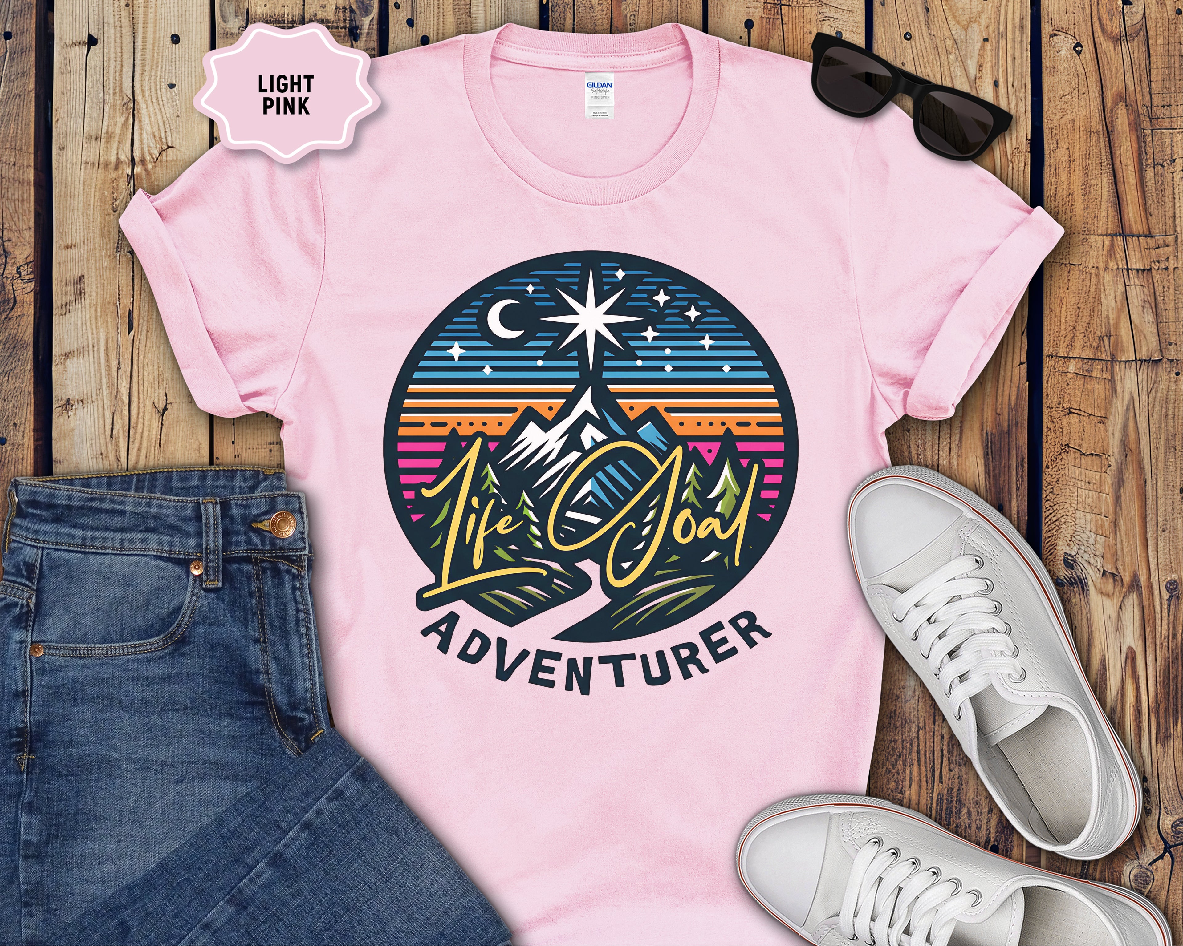 Camping Life Goal Adventurer T-Shirt