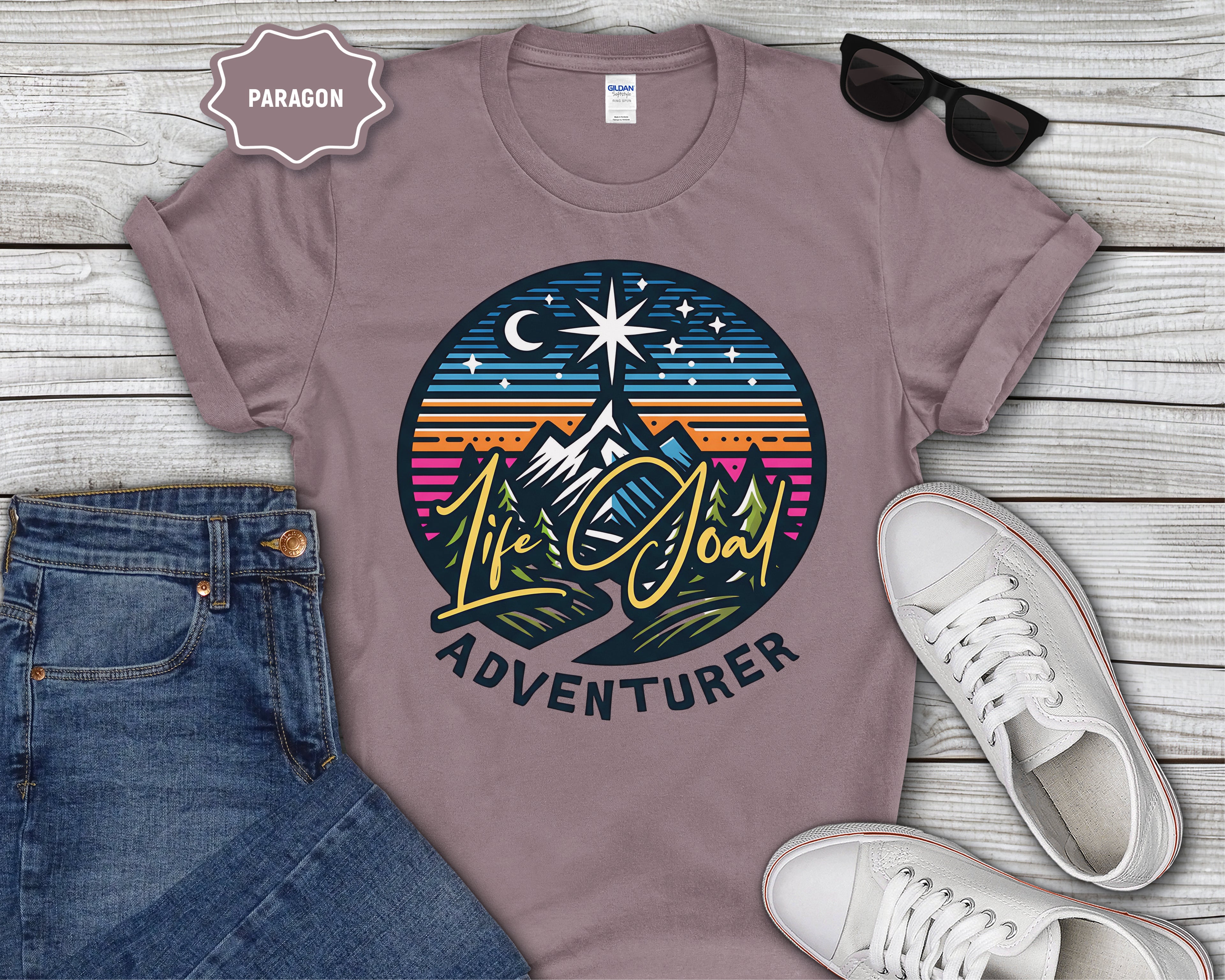 Camping Life Goal Adventurer T-Shirt