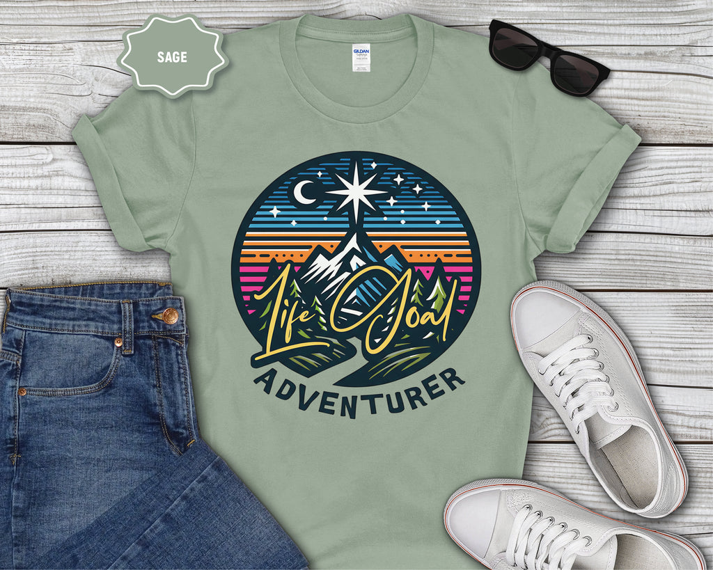 Camping Life Goal Adventurer T-Shirt