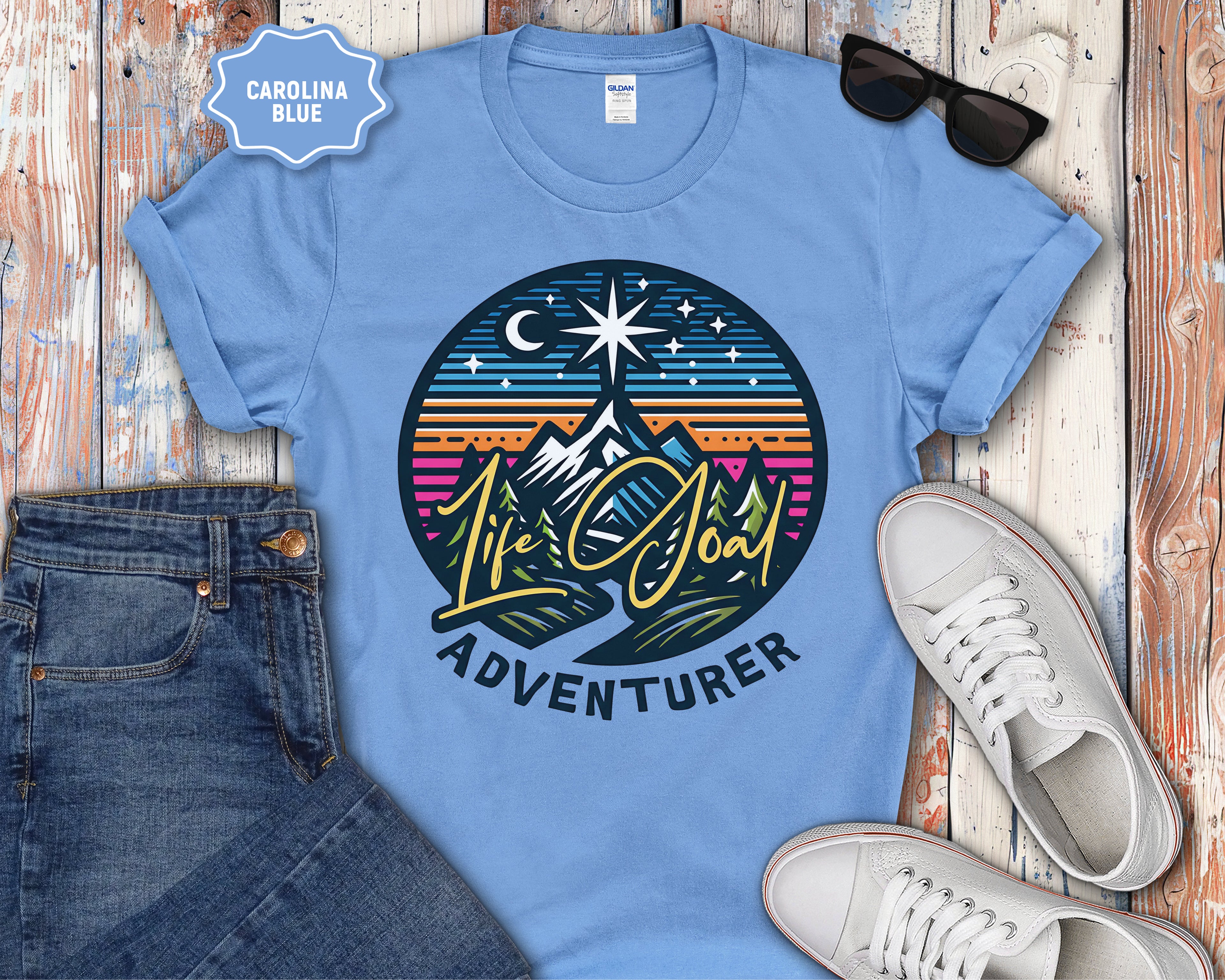 Camping Life Goal Adventurer T-Shirt