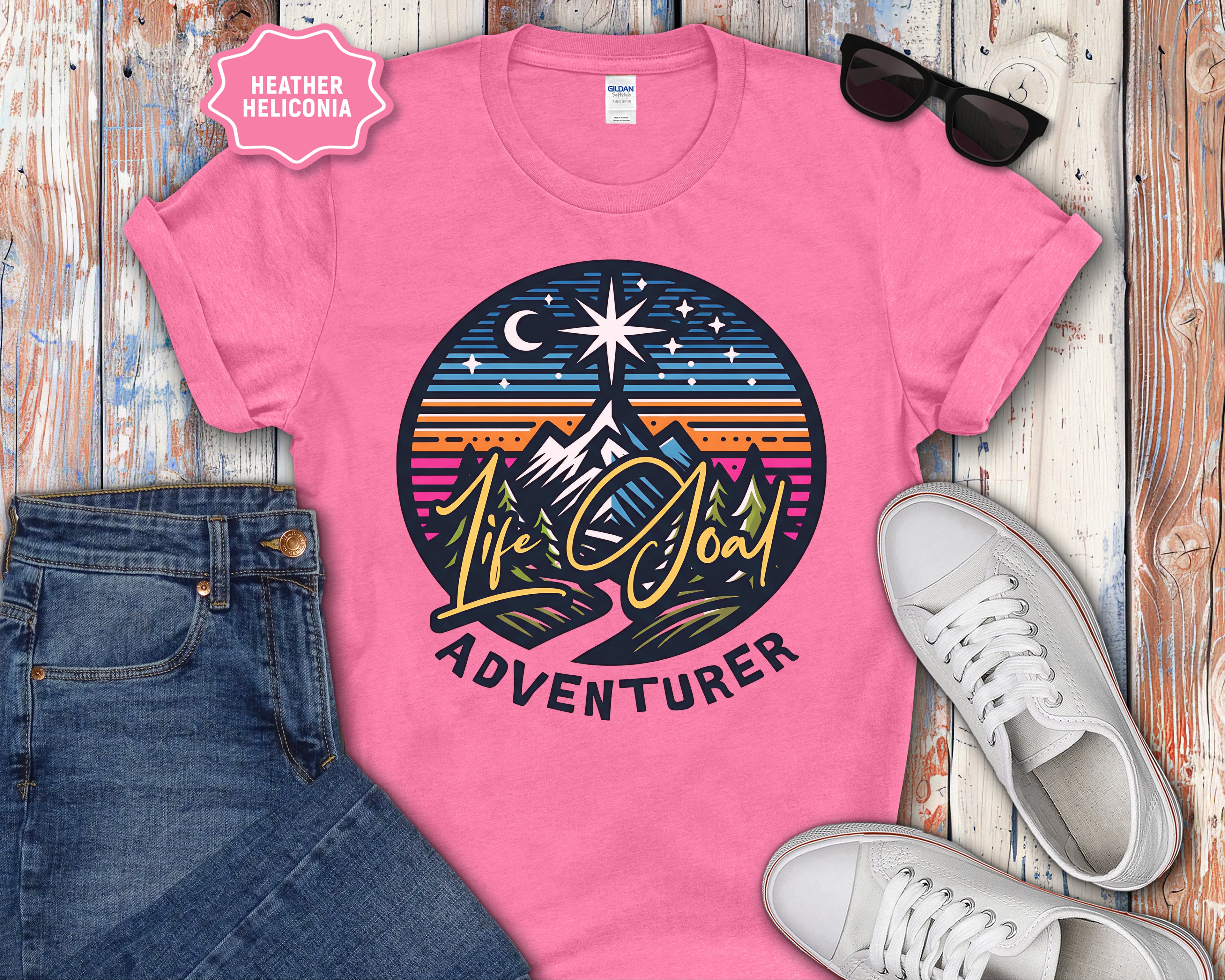 Camping Life Goal Adventurer T-Shirt