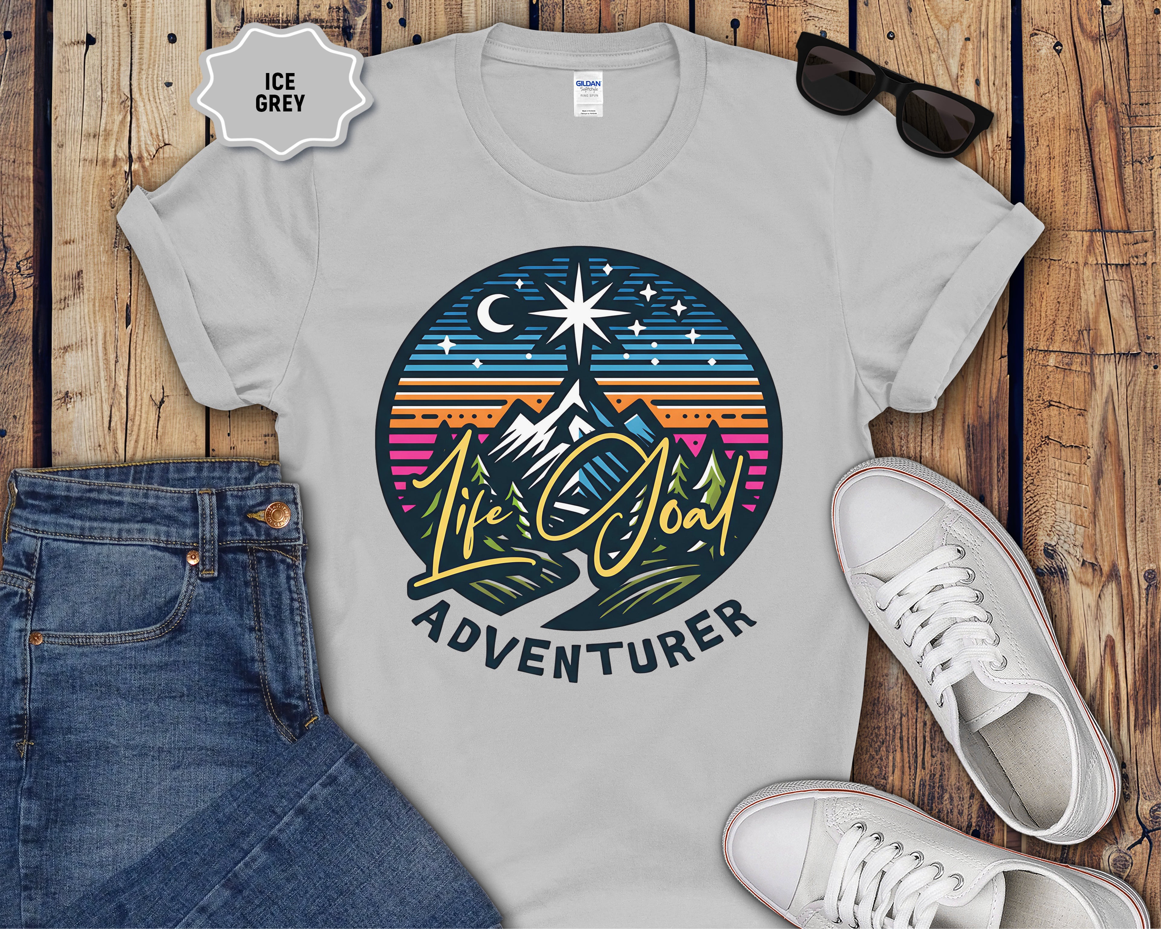 Camping Life Goal Adventurer T-Shirt