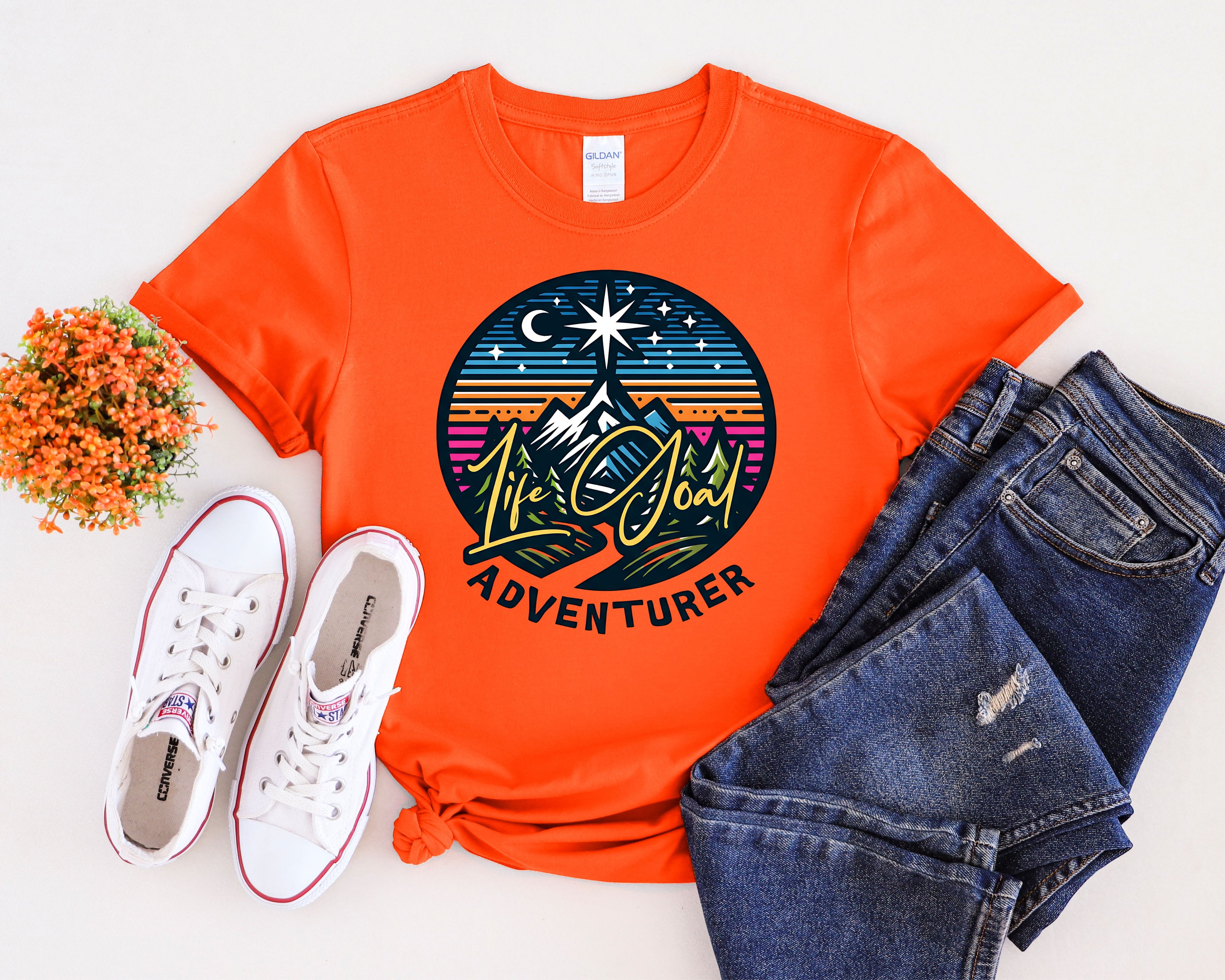 Camping Life Goal Adventurer T-Shirt