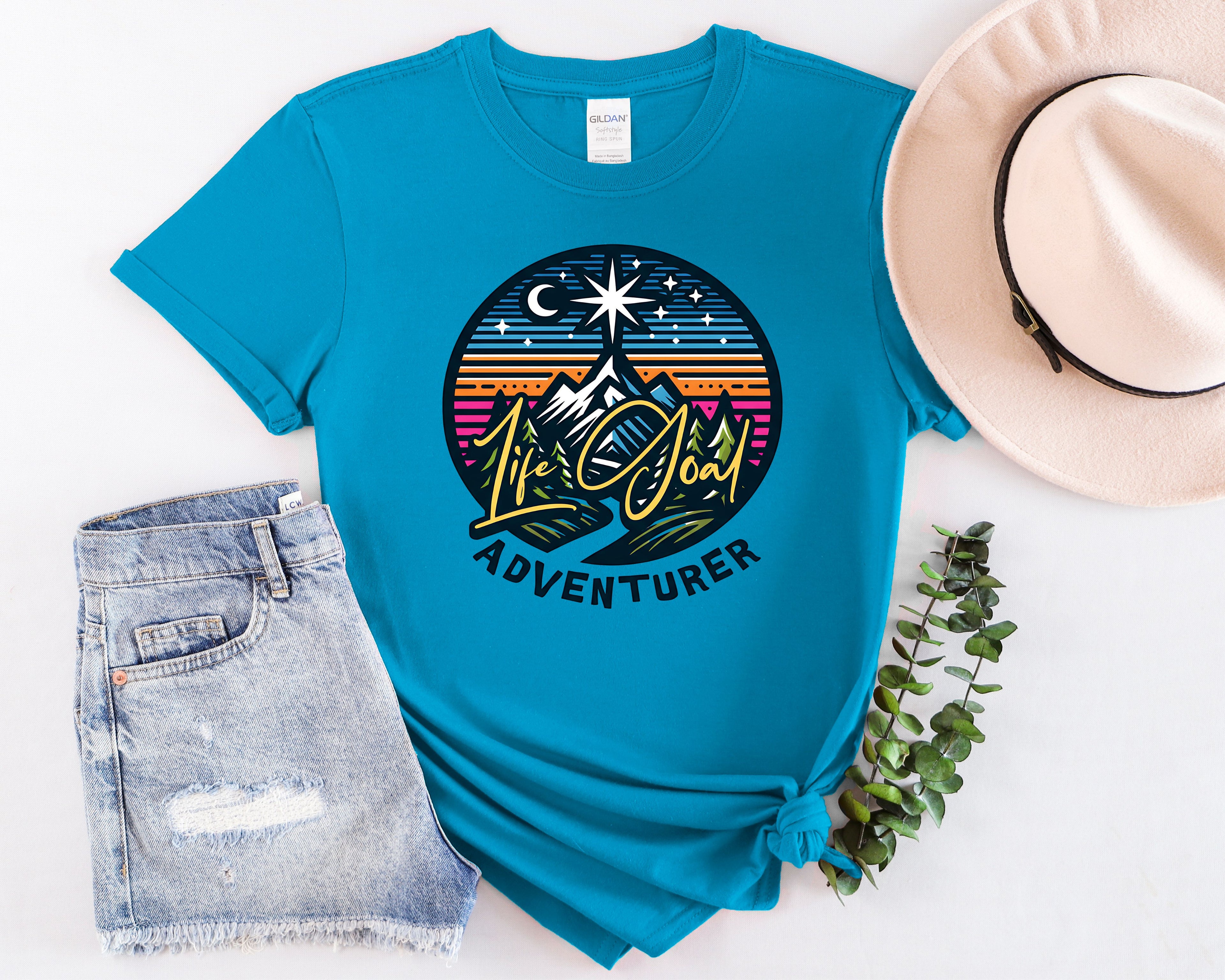 Camping Life Goal Adventurer T-Shirt
