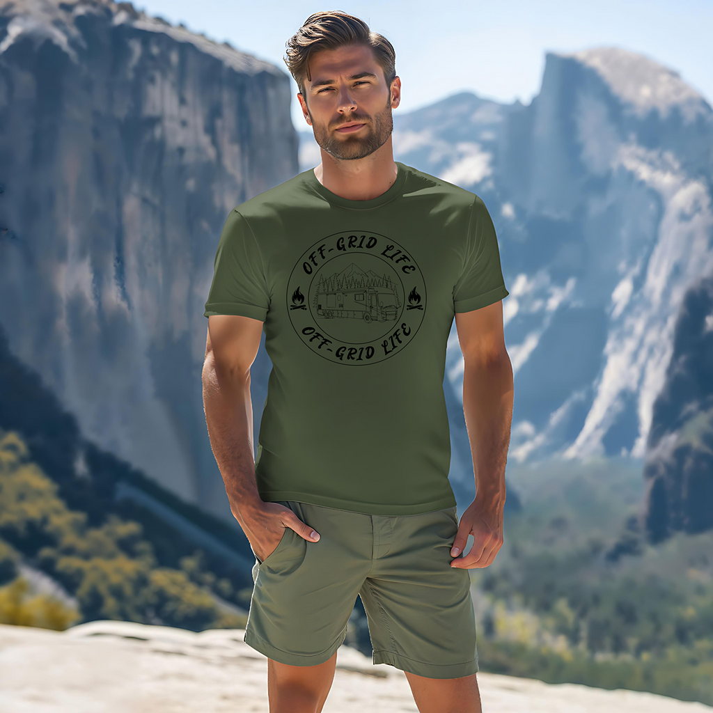 Off-Grid Life Class A RV T-Shirt