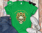 Skull with Sunflowers T-Shirt | I Bloom Through What Breaks Me