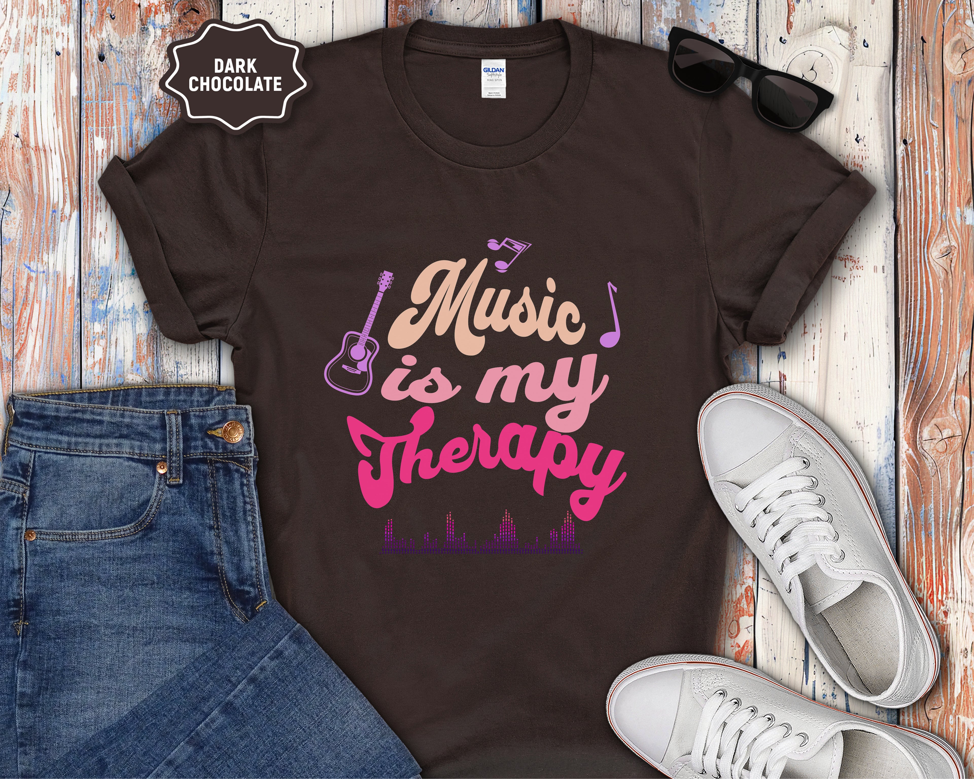 Music Is My Therapy T-Shirt