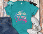 Music Is My Therapy T-Shirt