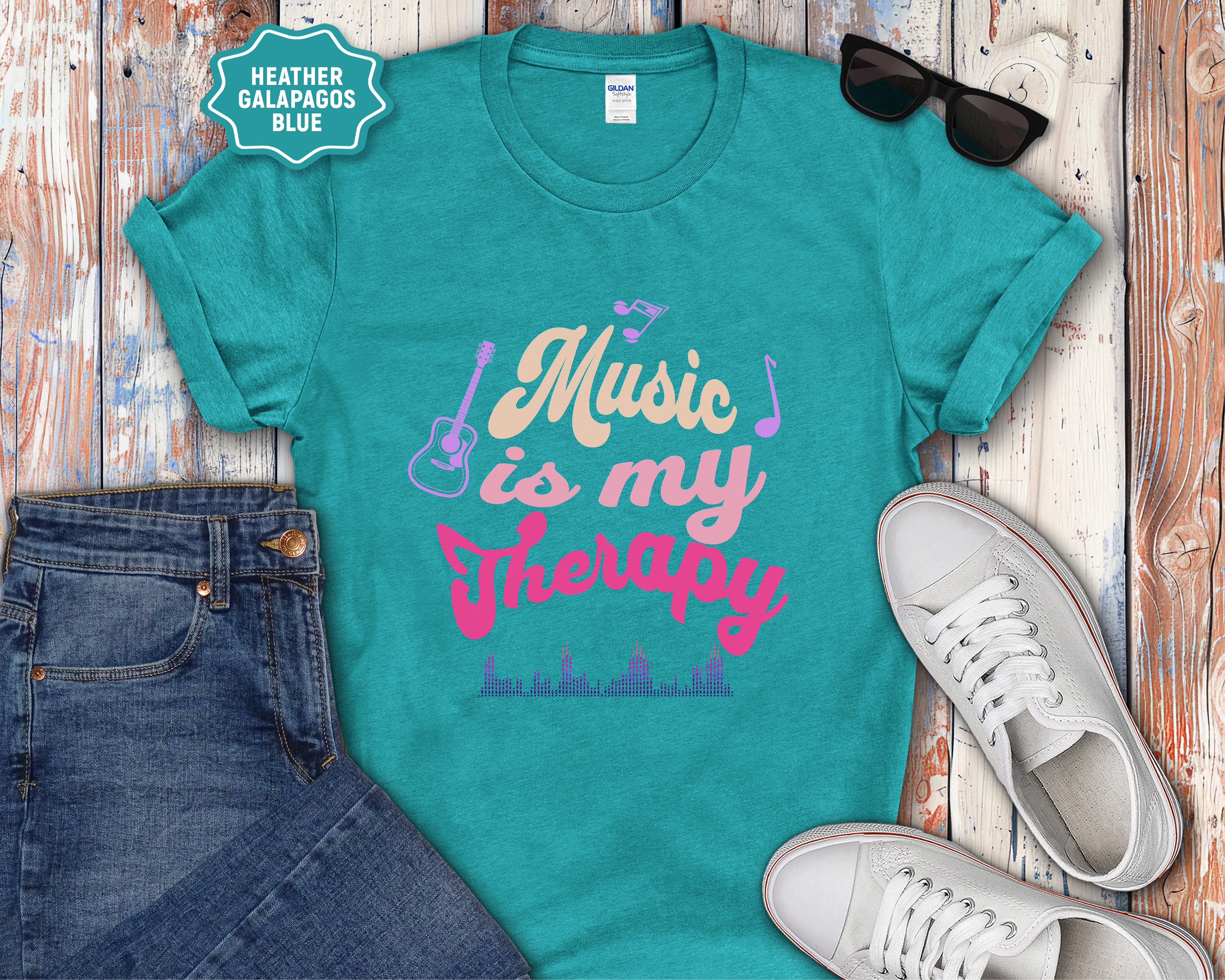 Music Is My Therapy T-Shirt