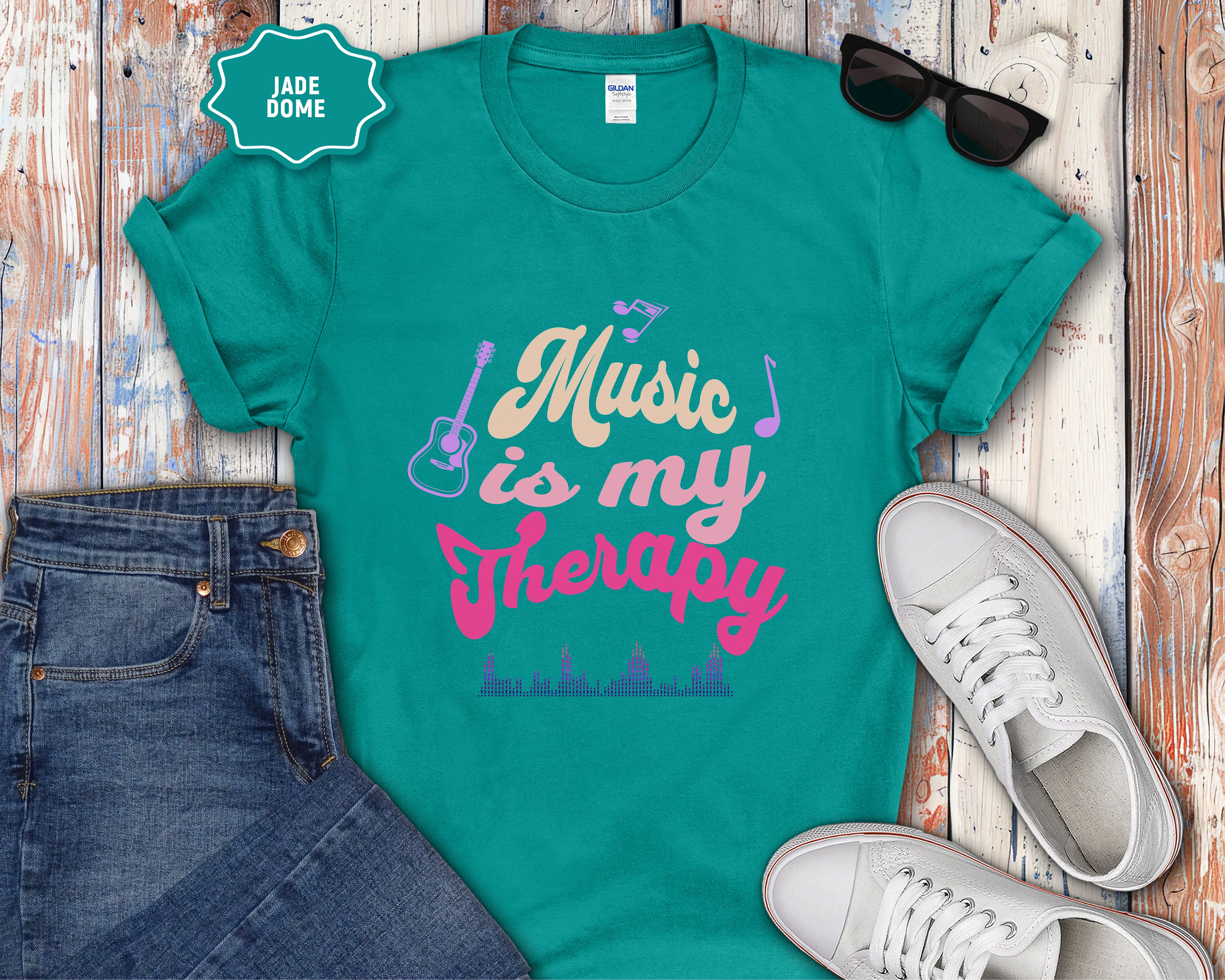 Music Is My Therapy T-Shirt