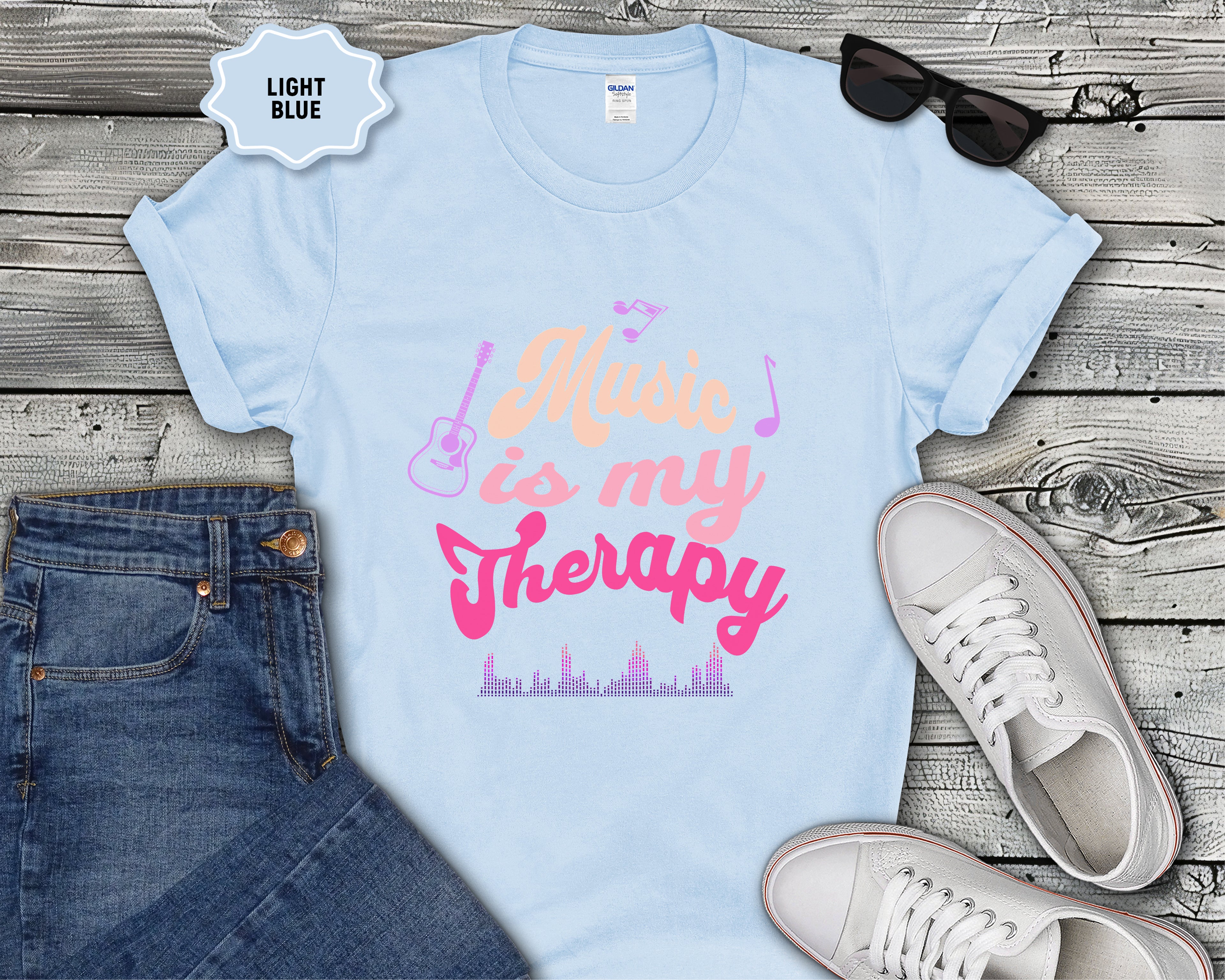 Music Is My Therapy T-Shirt