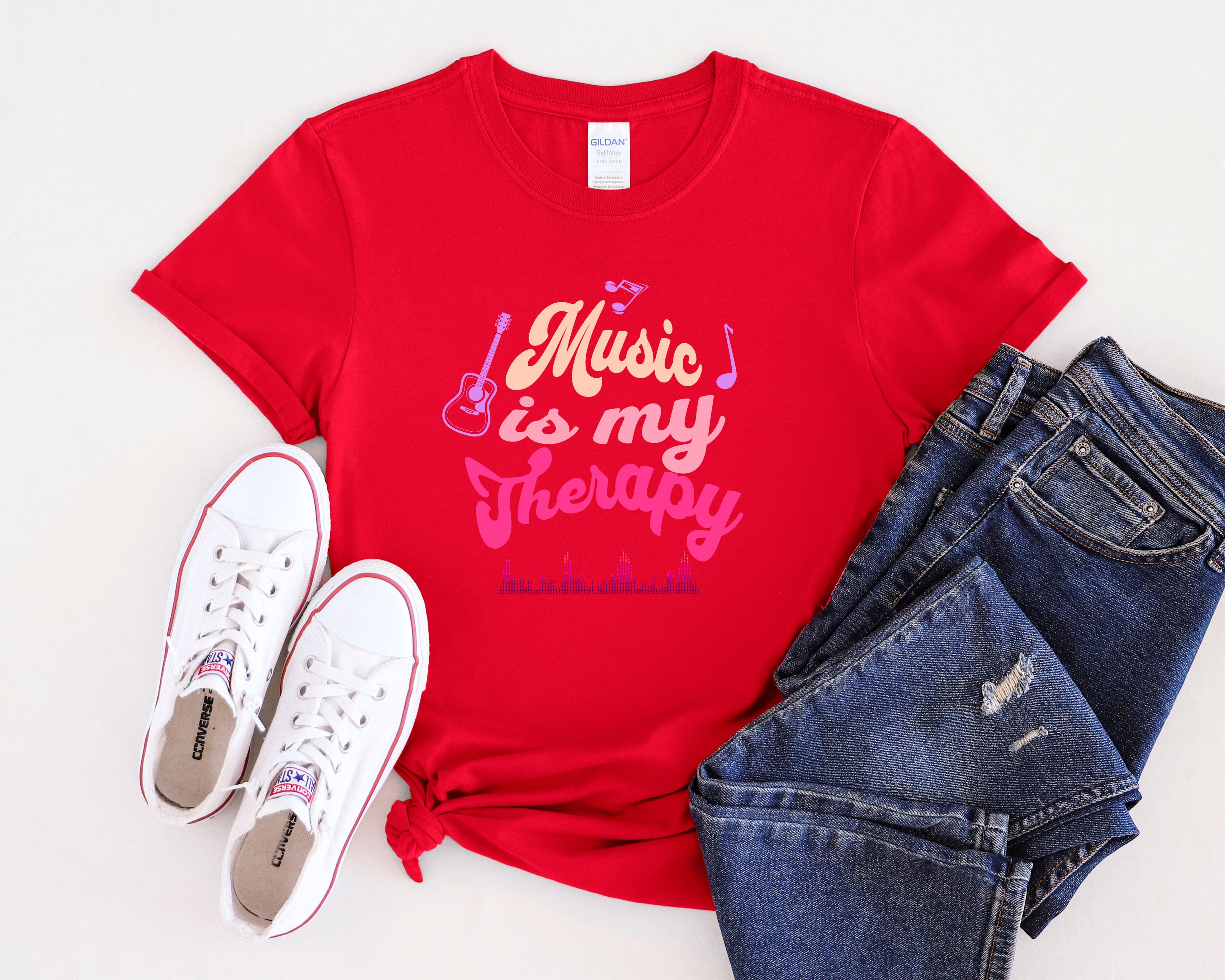 Music Is My Therapy T-Shirt