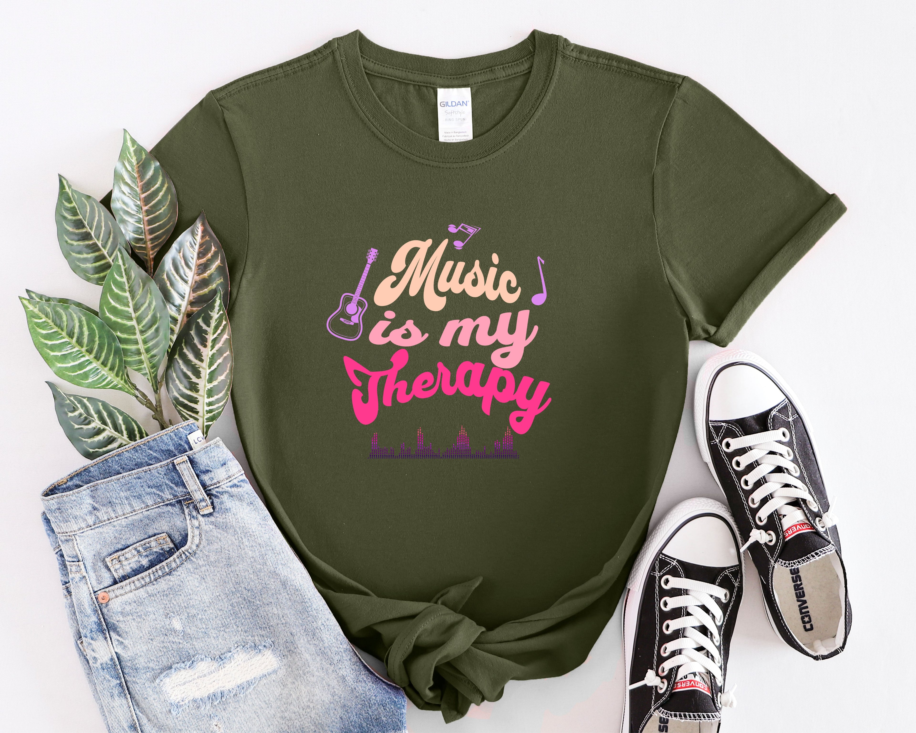 Music Is My Therapy T-Shirt