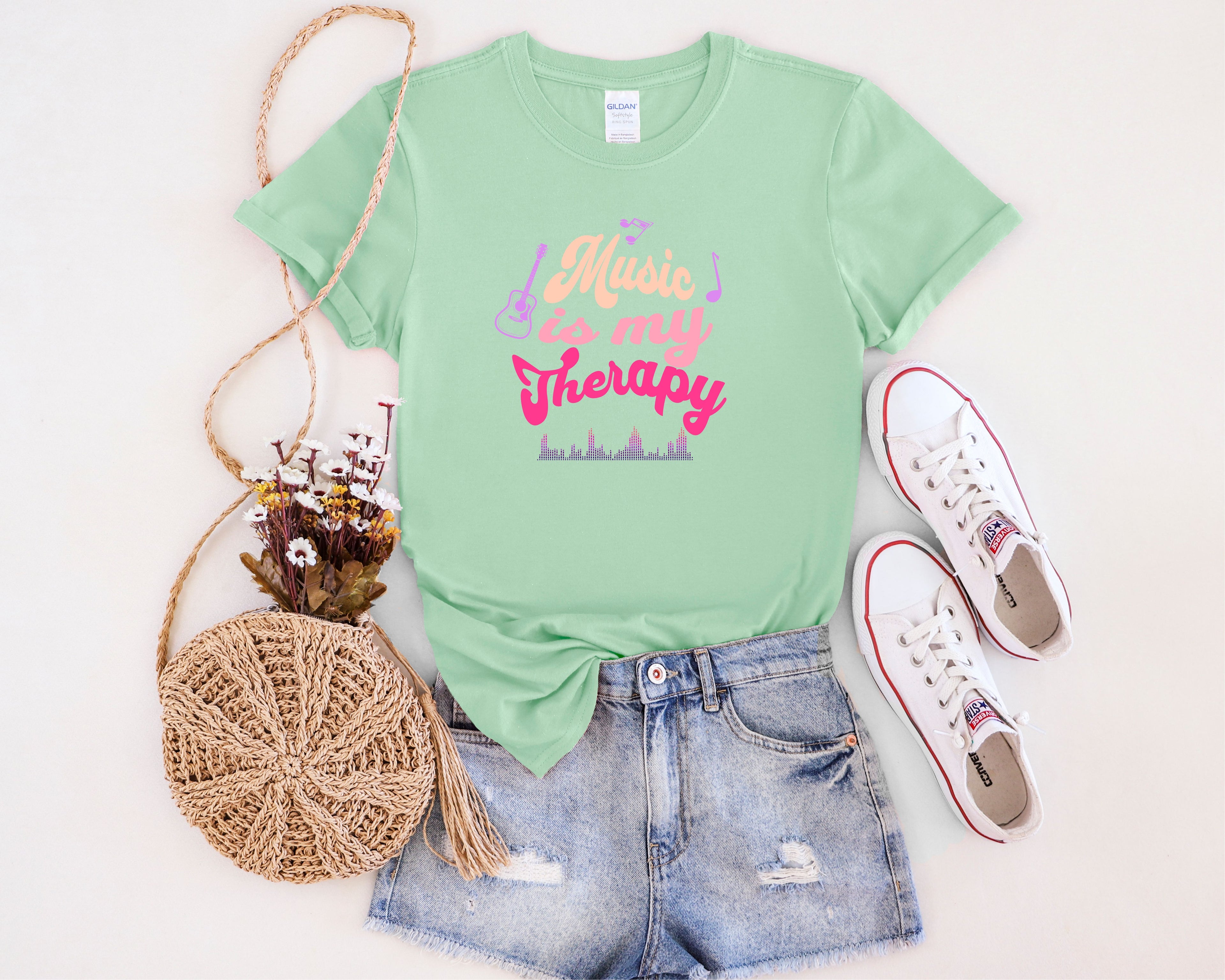 Music Is My Therapy T-Shirt
