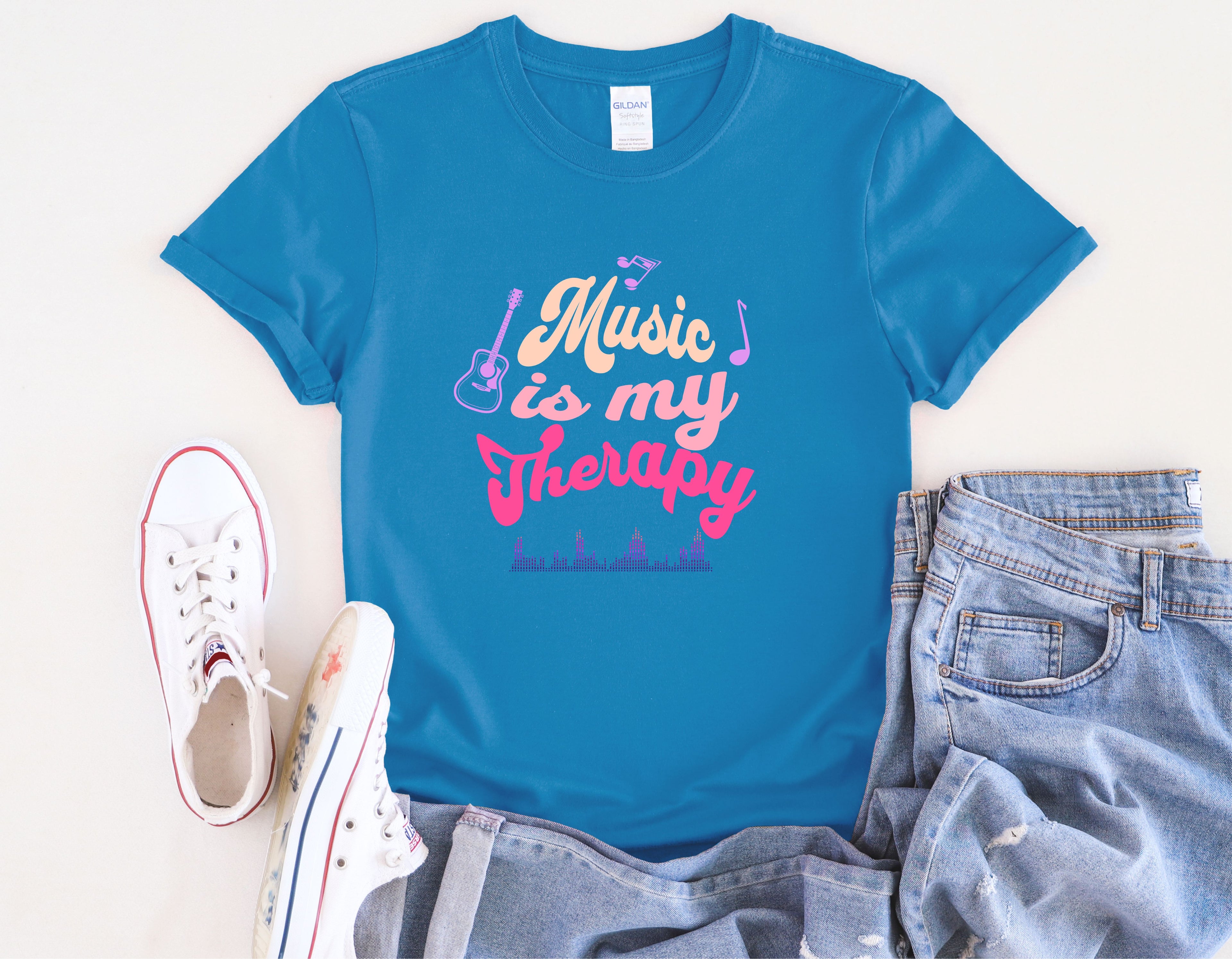 Music Is My Therapy T-Shirt