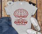 Grow Your Mind brain tree T-Shirt