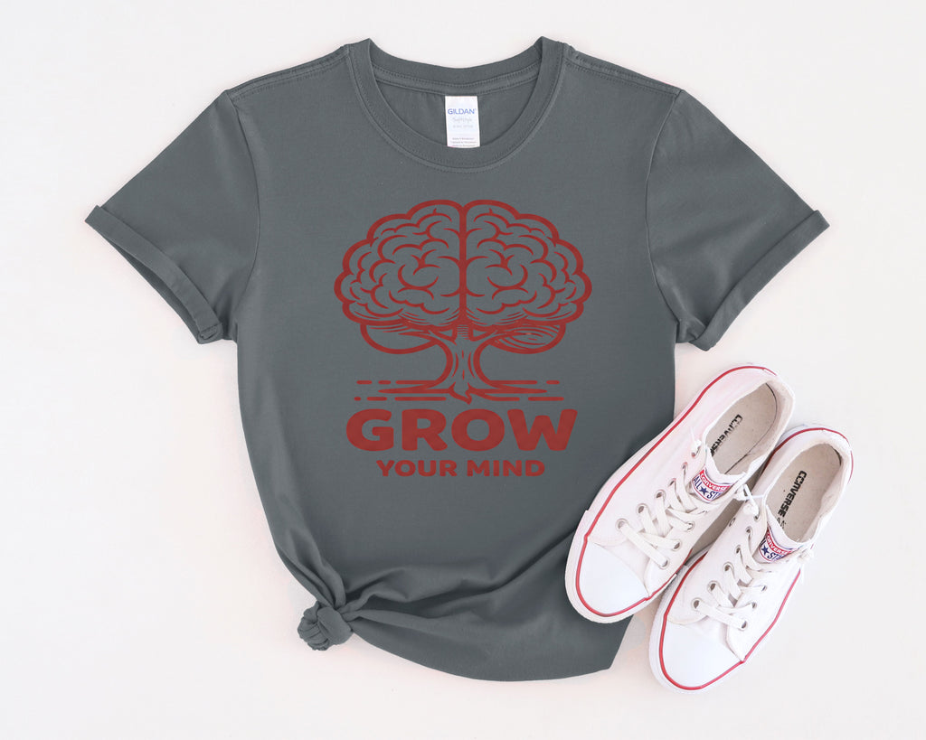 Grow Your Mind brain tree T-Shirt