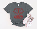 Grow Your Mind brain tree T-Shirt