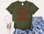 Grow Your Mind brain tree T-Shirt