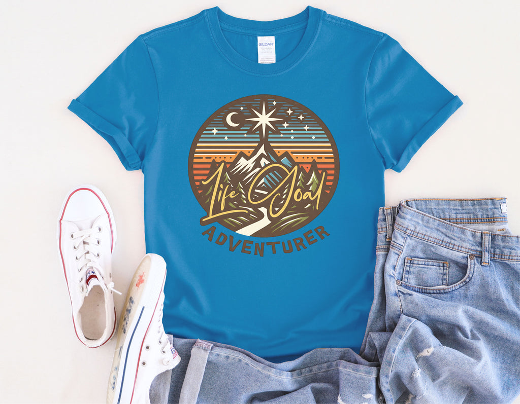 Life Goal Adventurer Camping T-Shirt