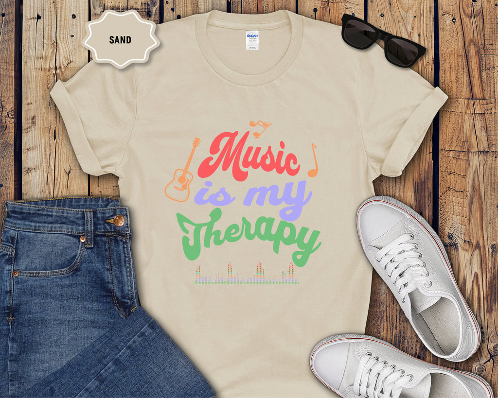 Music Is My Therapy T-Shirt