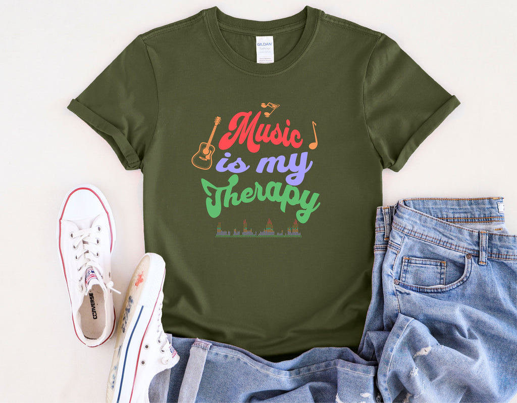Music Is My Therapy T-Shirt