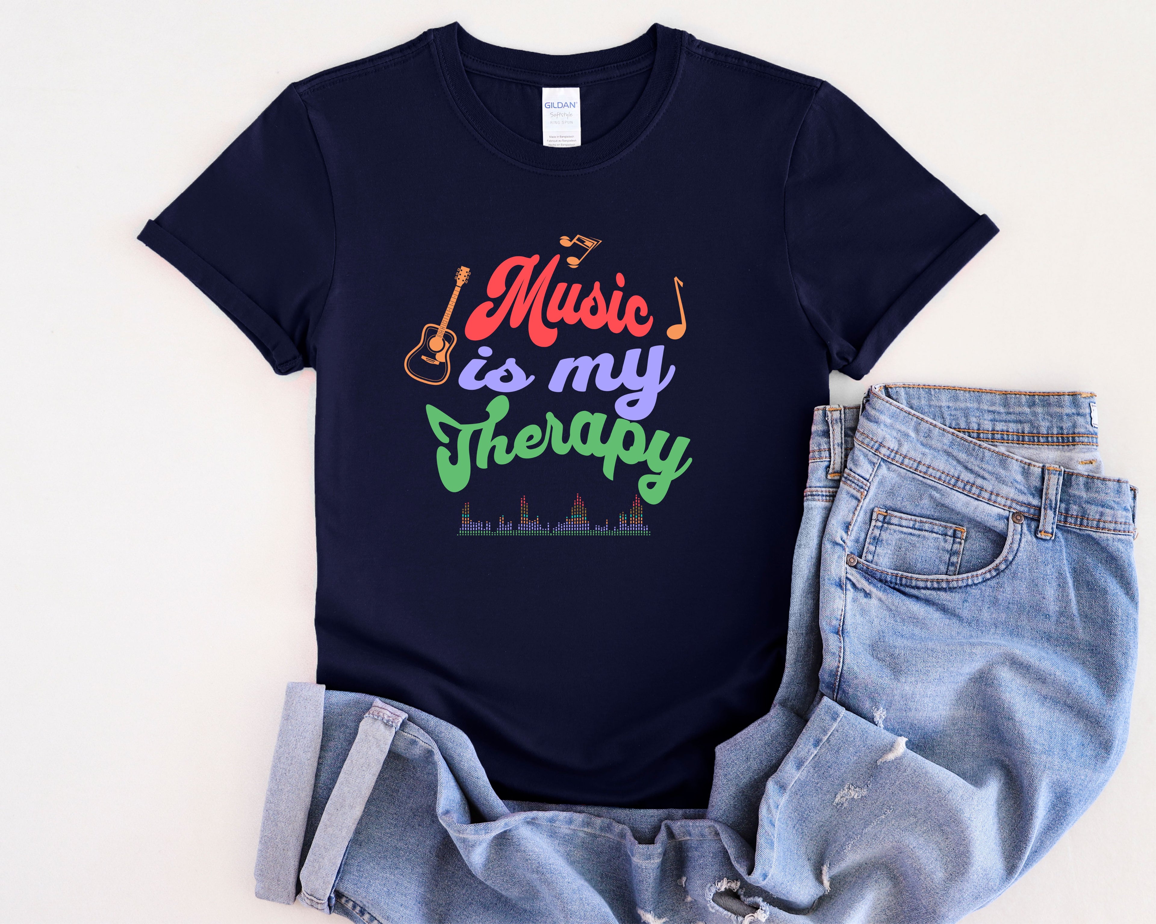 Music Is My Therapy T-Shirt