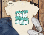 Please Hold Processing Emotions Mental Health T-Shirt