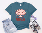 Kawaii Brain Tree Grow Your Mind T-Shirt