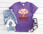 Kawaii Brain Tree Grow Your Mind T-Shirt