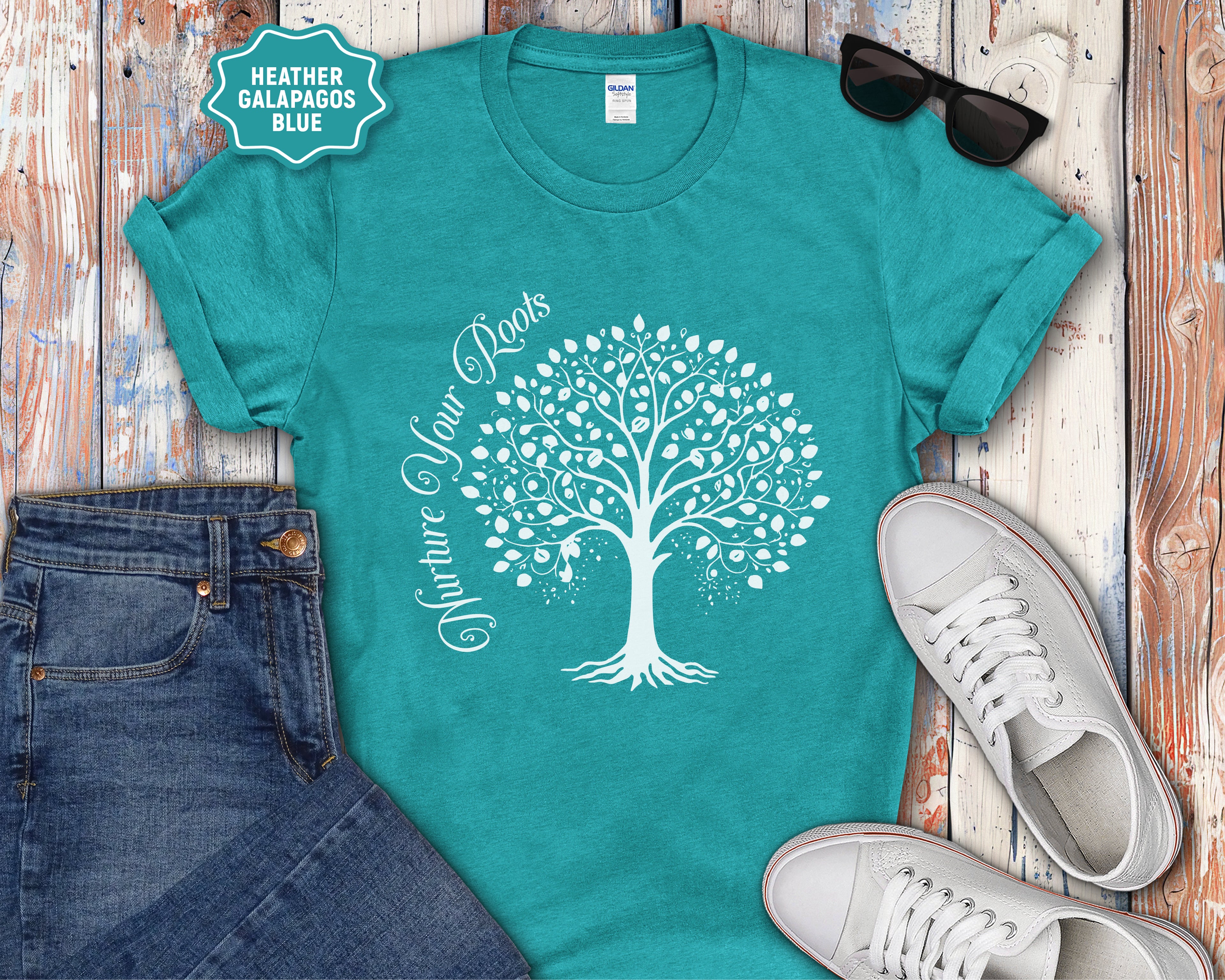 Nurture Your Roots Mental Health T-Shirt | Self Care, Awareness
