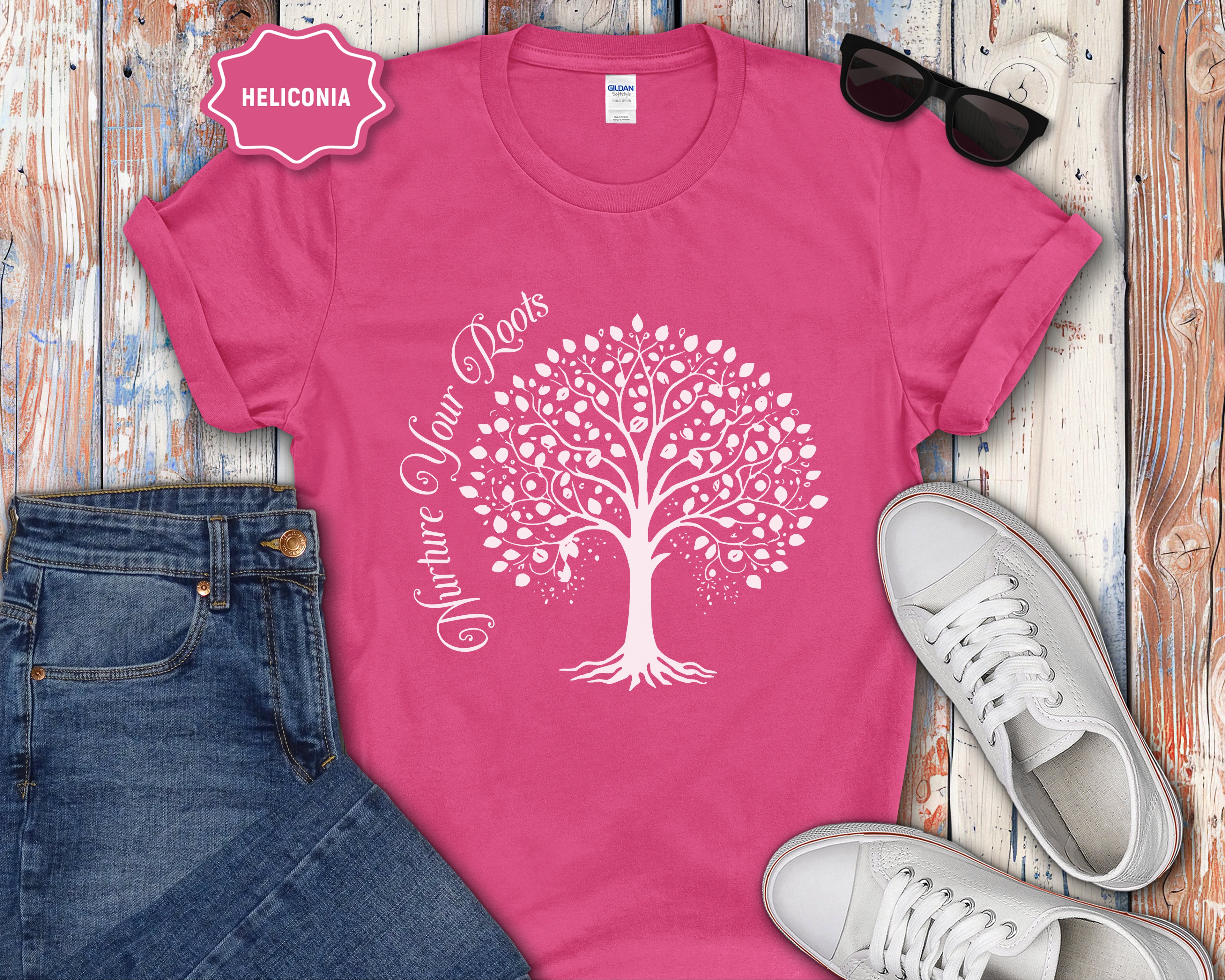 Nurture Your Roots Mental Health T-Shirt | Self Care, Awareness