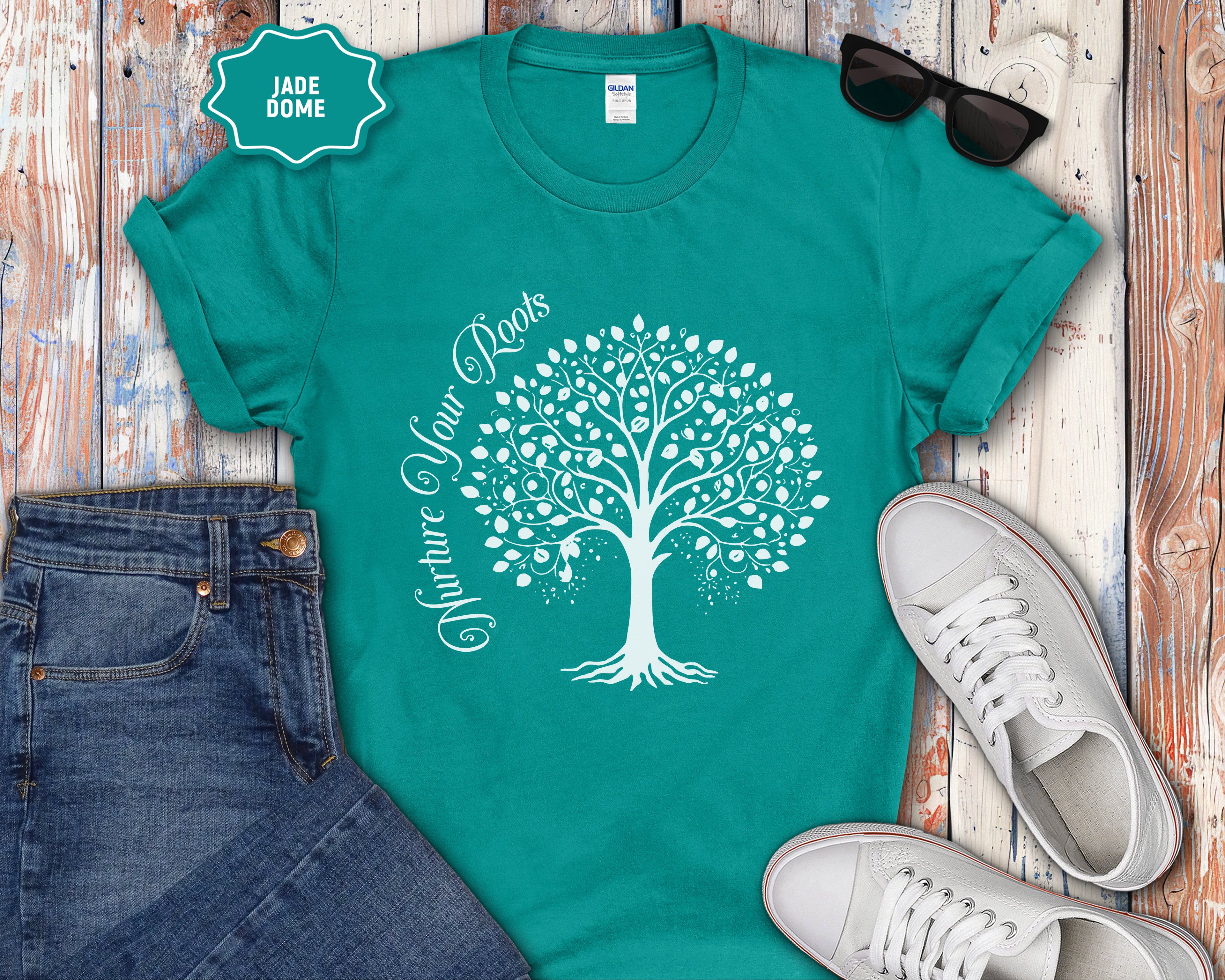 Nurture Your Roots Mental Health T-Shirt | Self Care, Awareness