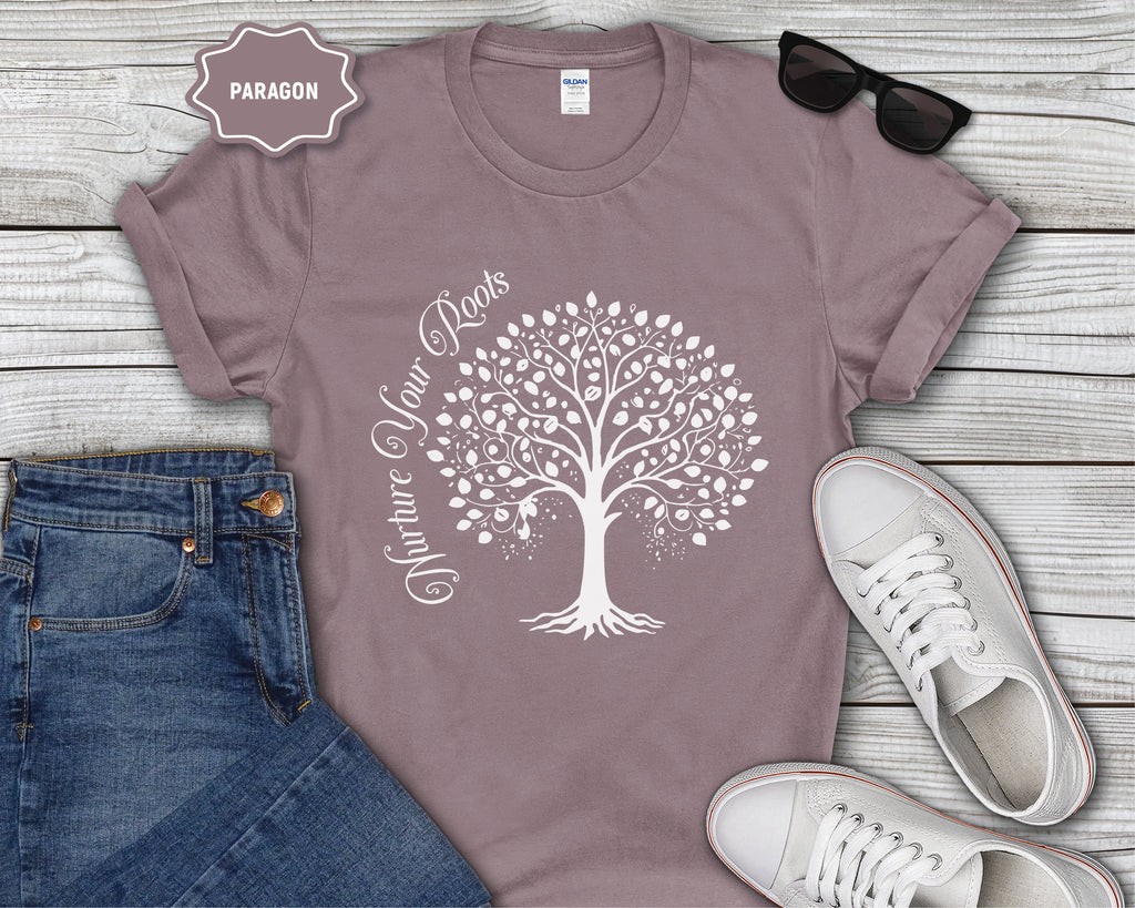 Nurture Your Roots Mental Health T-Shirt | Self Care, Awareness
