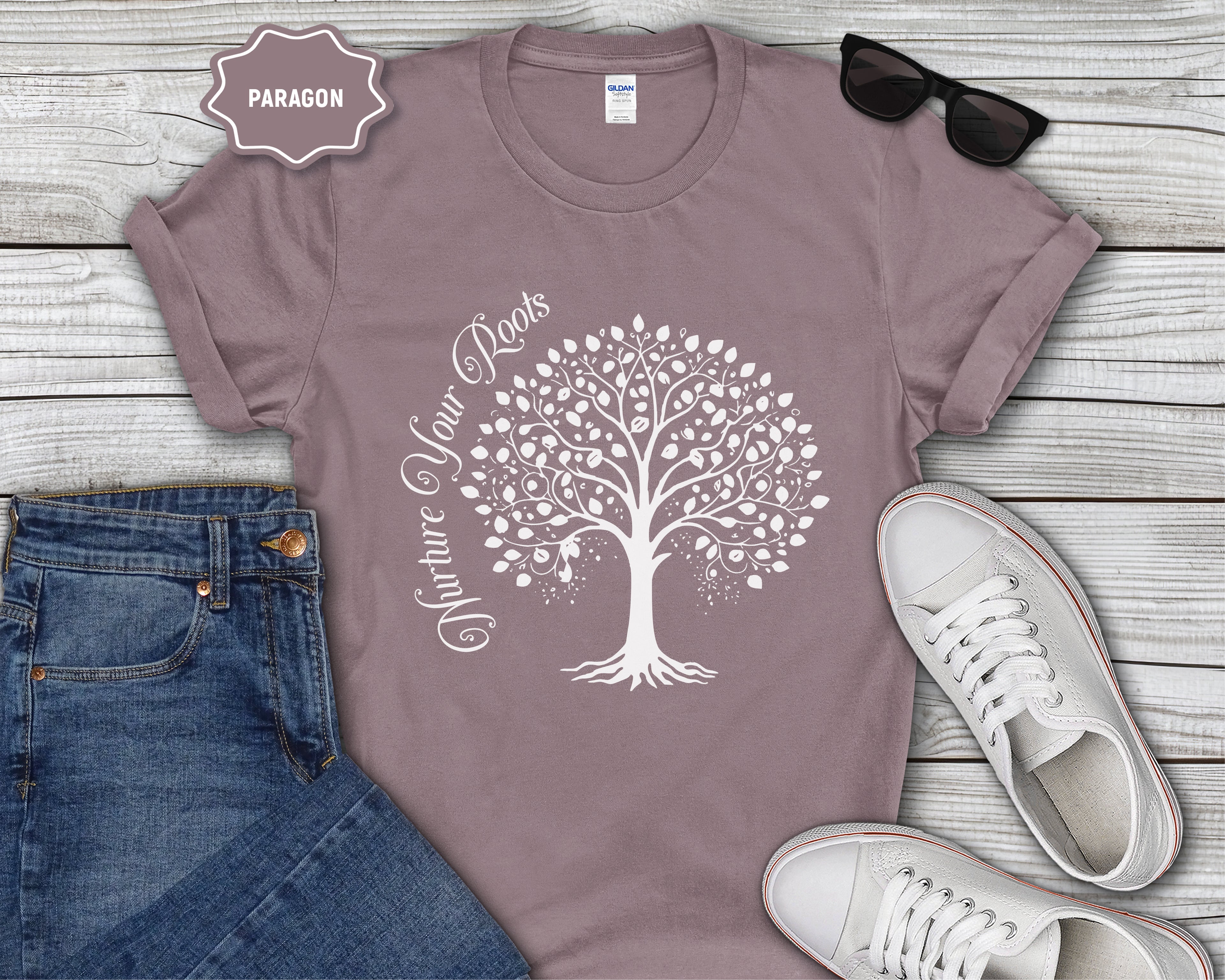 Nurture Your Roots Mental Health T-Shirt | Self Care, Awareness