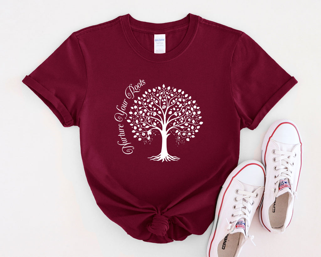 Nurture Your Roots Mental Health T-Shirt | Self Care, Awareness