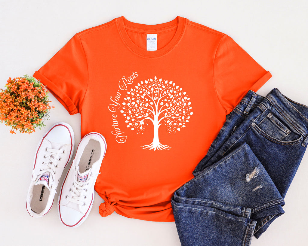 Nurture Your Roots Mental Health T-Shirt | Self Care, Awareness