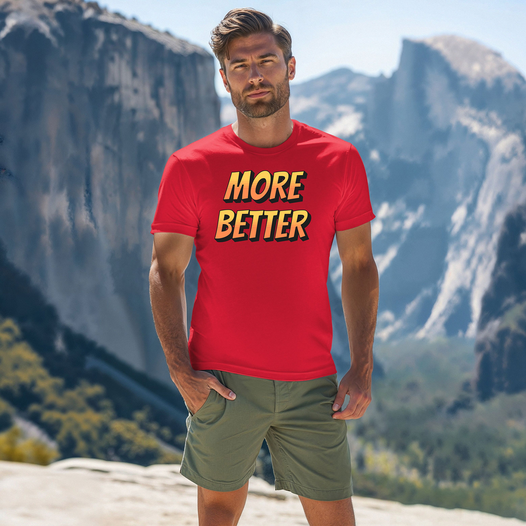Minimalist More Better Unisex T-Shirt, Graphic Tee, Comfy Shirt, Casual Top, Trendy Tee Shirt, Softstyle T-Shirt