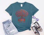 Grow Your Mind brain tree T-Shirt | educational mindfulness tee