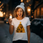 Puppy Christmas Tree T-Shirt