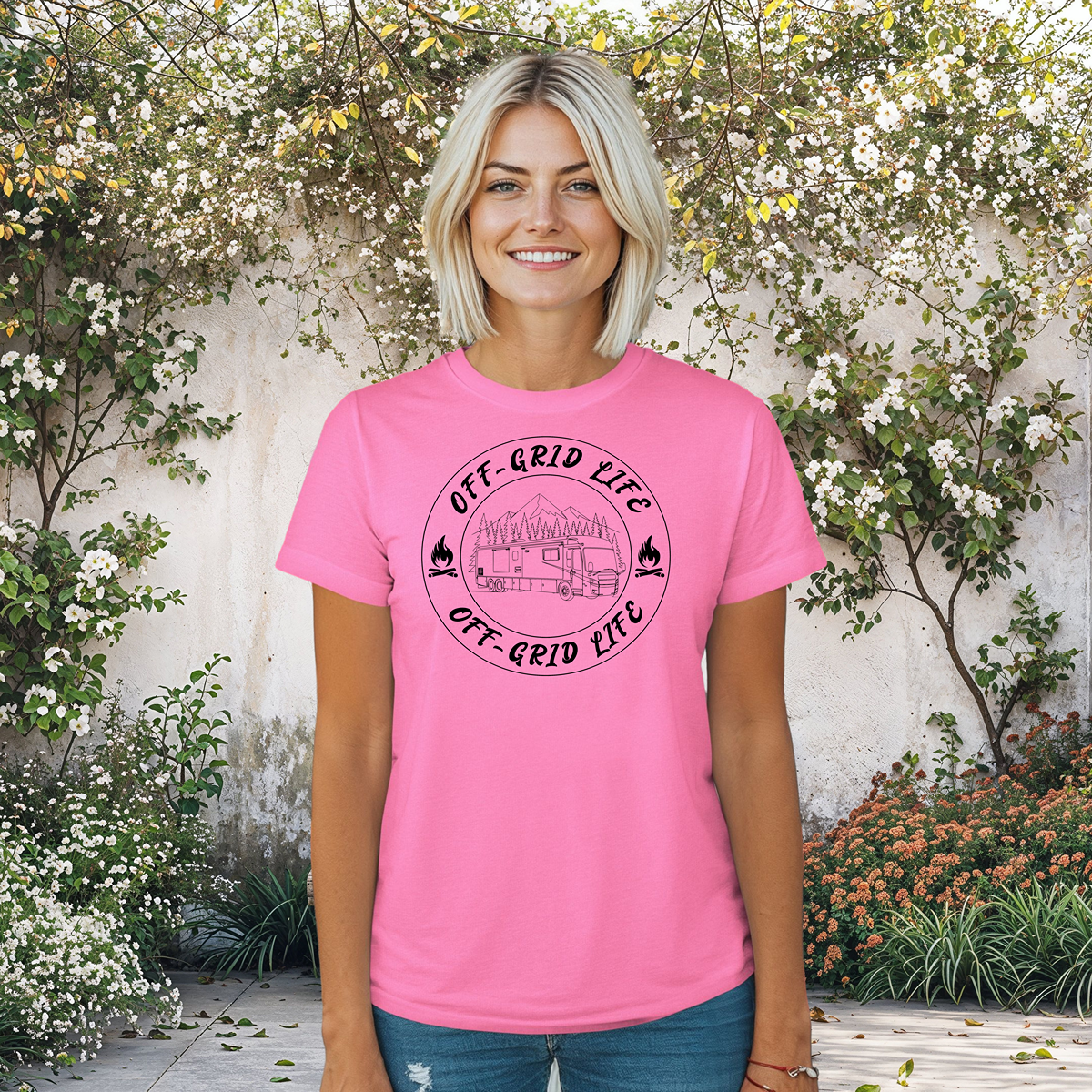 Off Grid Life Class A RV Women's Tee